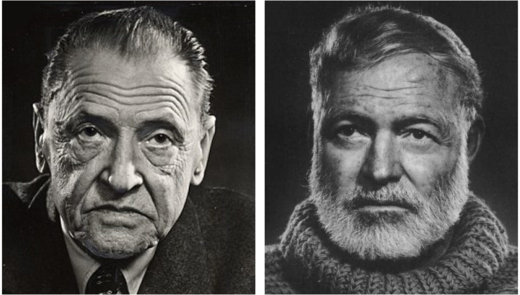 W. Somerset Maugham…Ernest Hemingway
